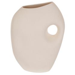 10x13 Ceramic Vase Home Accent - White