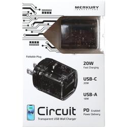 Transparent USB Wall Charger