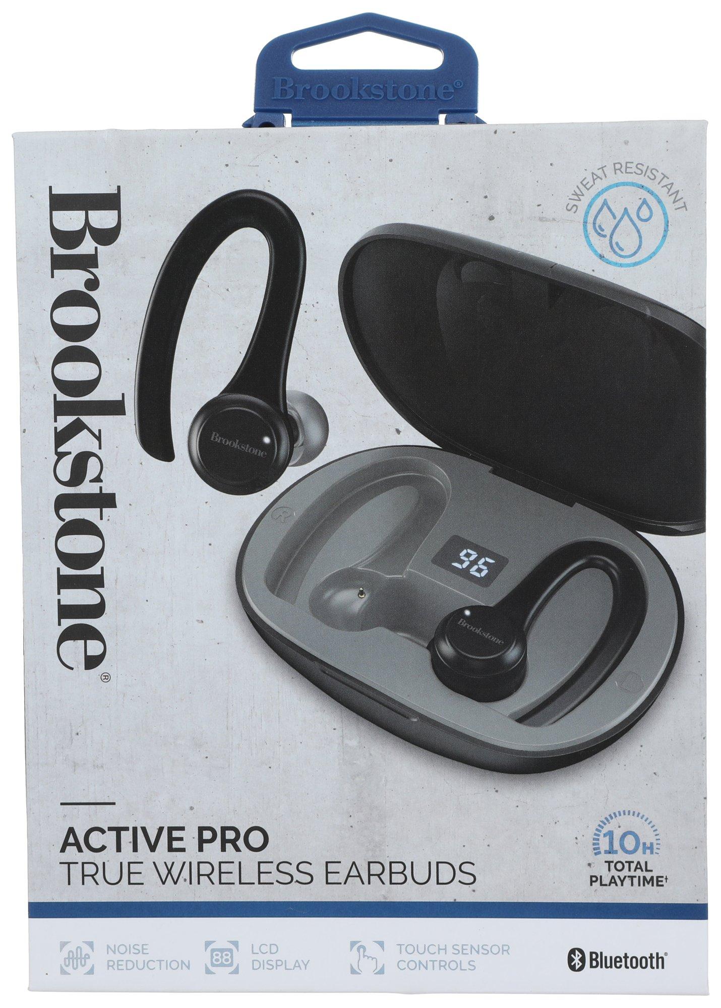 Brookstone earphones true online wireless earbuds