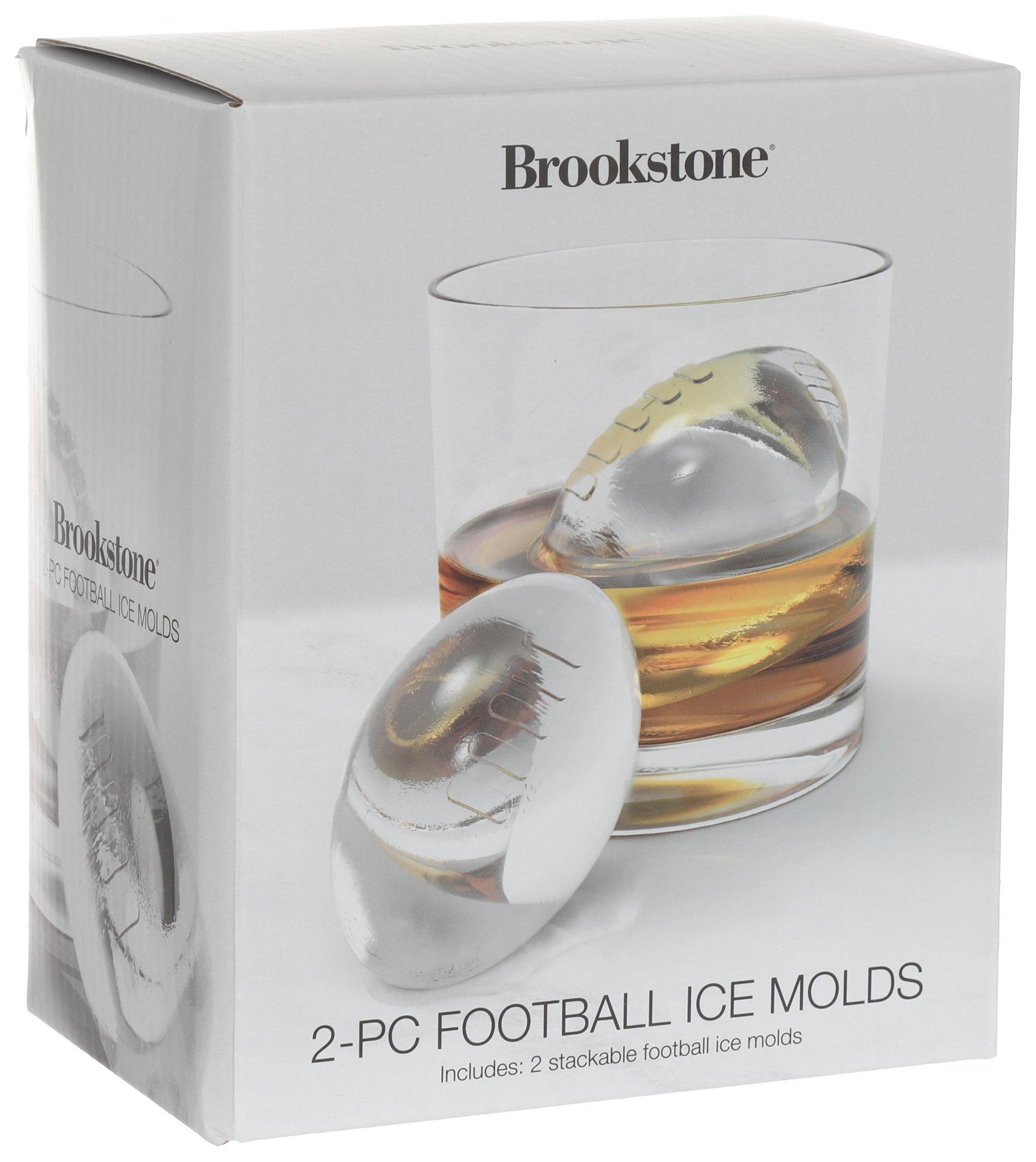 Brand New Brookstone 2 Piece Golf Ball Ice Mold In Box