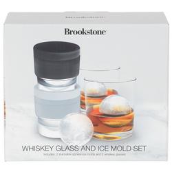 Whiskey Glass & Ice Mold Set