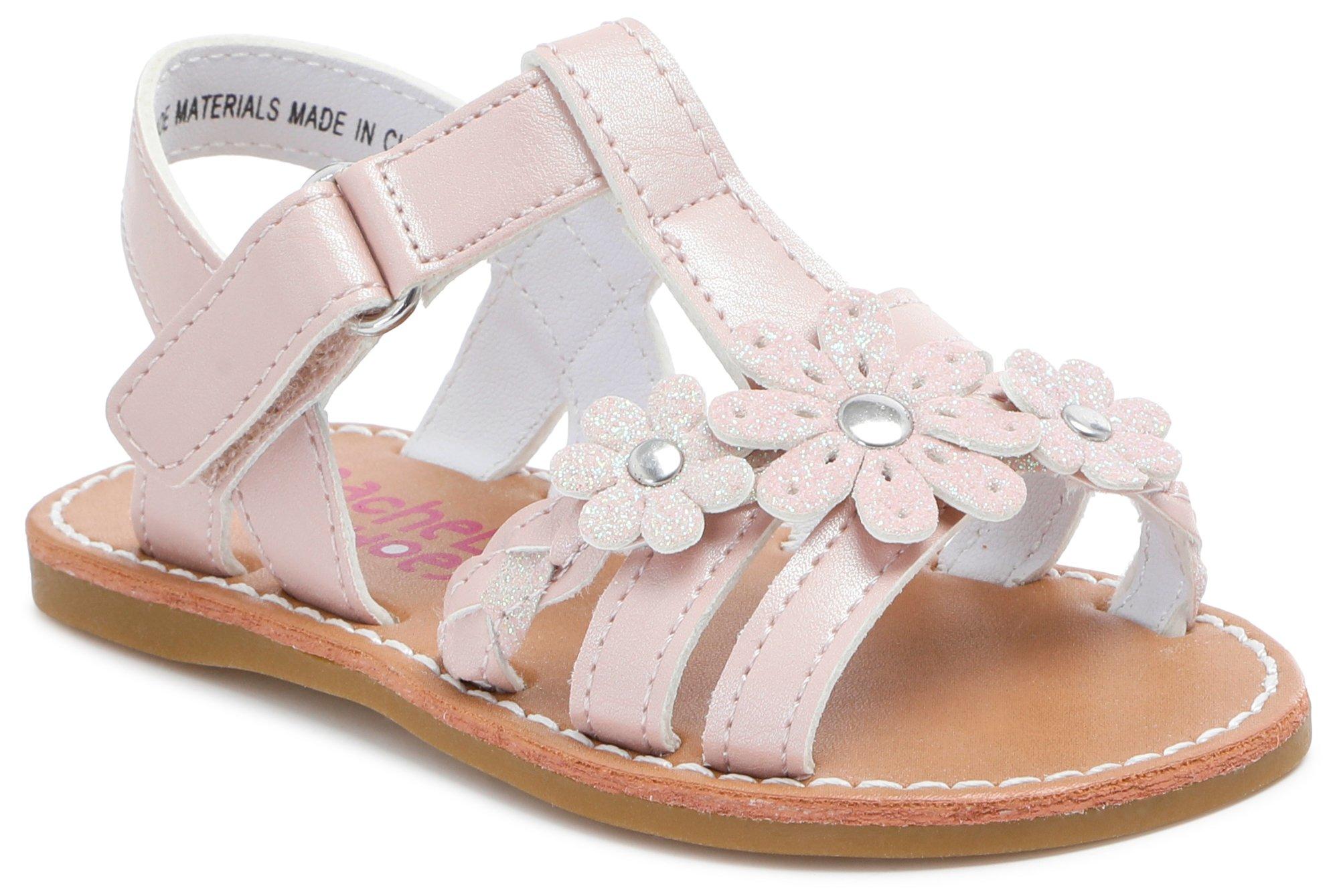 Toddler Girls Pink Pearl Sandals