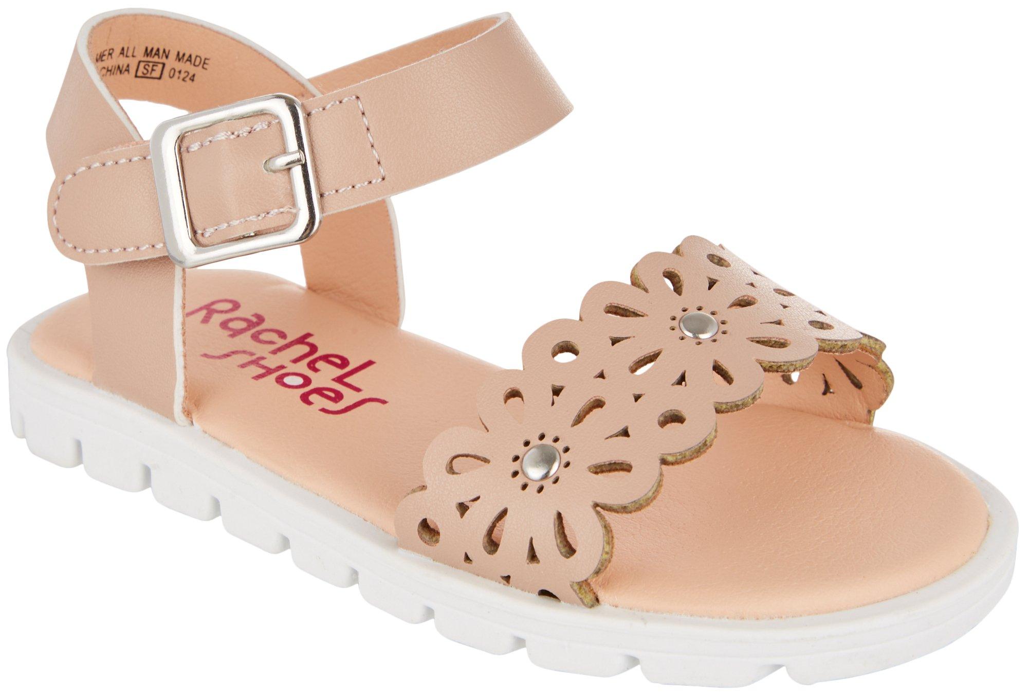 Toddler Girls Floral Flat Sandals