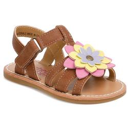 Toddler Girls Floral Flat Sandals