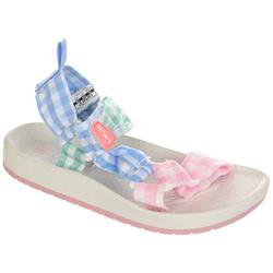 Toddler Girls Plaid Comfort Sandals