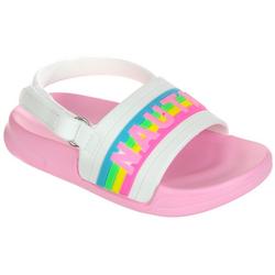 Toddler Girls Logo Foam Sandals