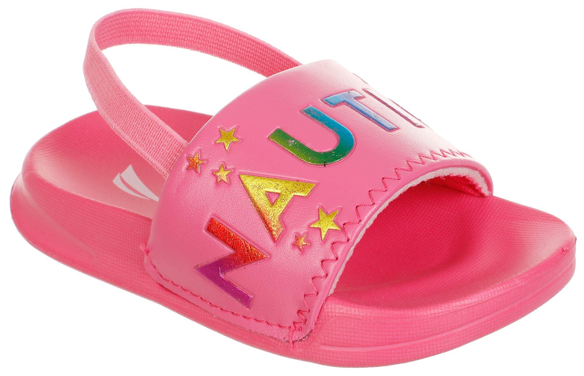 Toddler Girls Logo Sandals
