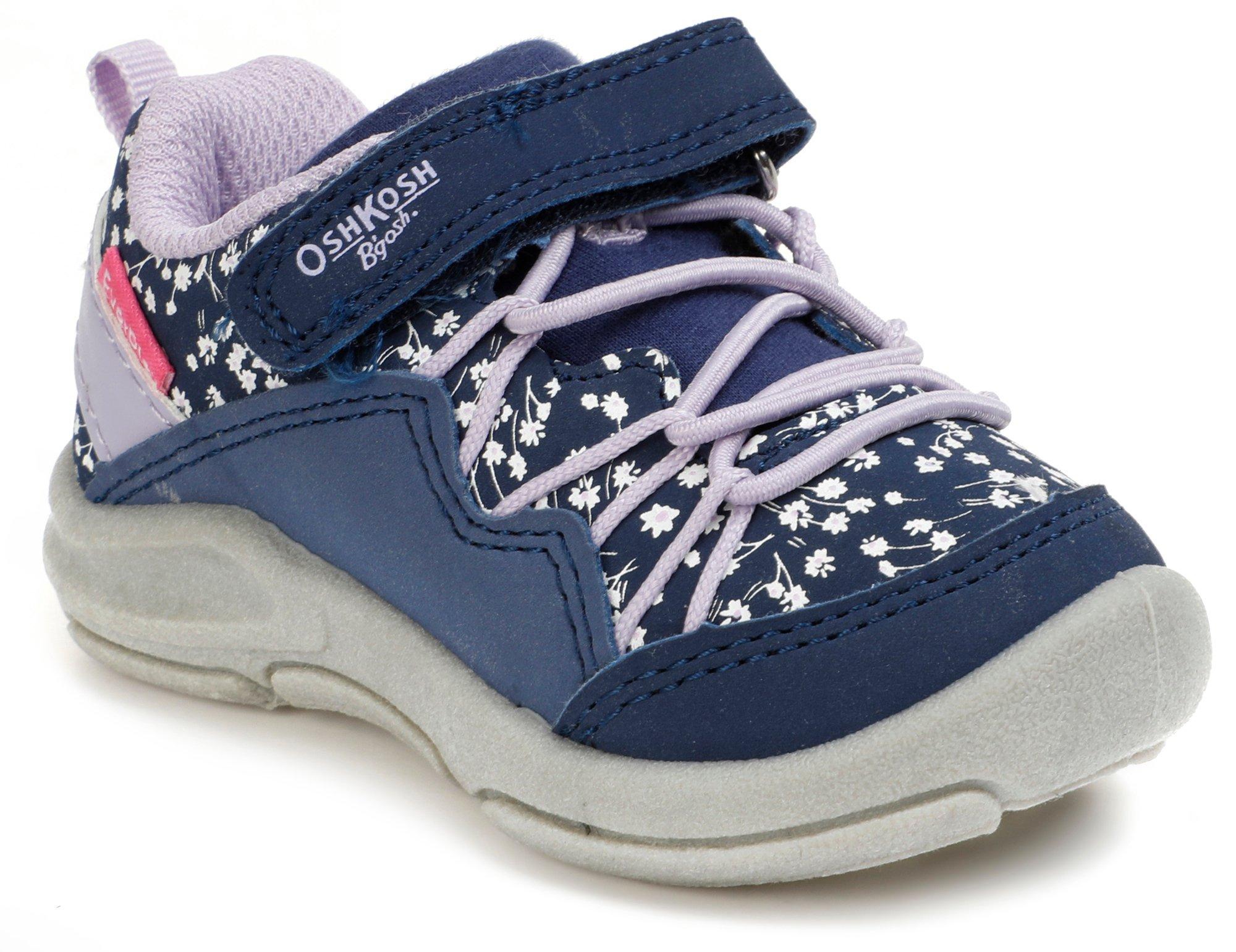 Toddler Girls Floral Sneakers