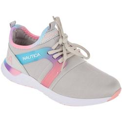 Youth Girls Knit Logo Sneakers