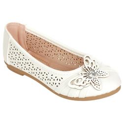 Girls Perforated Flats