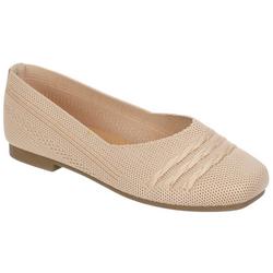 Girls Solid Knit Flats