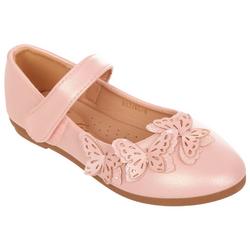 Girls Mary-Jane Butterfly Flats