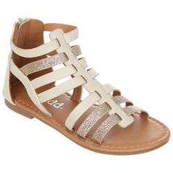 Girls Gladiator Glitter Sandals