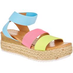 Girls Double Band Espadrille Sandals