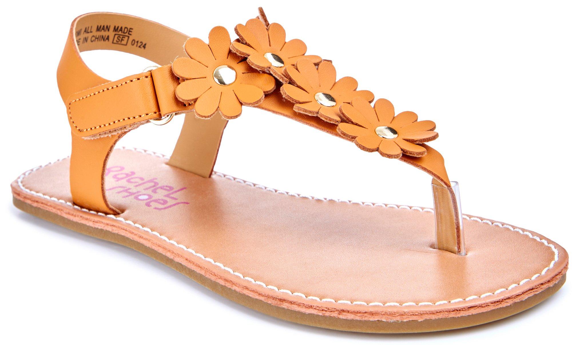 Girls Romi Floral Flat Sandals