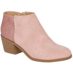 Youth Girls Glitter Ankle Booties