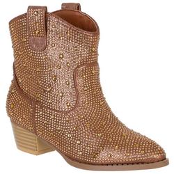 Girls Rhinestone Cowgirl Boots
