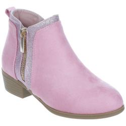 Girls Solid Ankle Boots