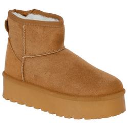 Girls Sherpa Lined Ankle Boots