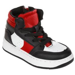 Toddler Boys Colorblock Hi-Tops Sneakers - Red Multi