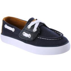 Toddler Boys Canvas Boat Shoes - Navy