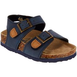 Toddler Boys Double Band Footbed Sandals