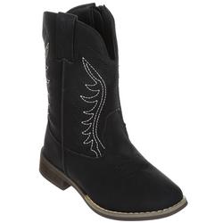 Toddler Girls Cowgirl Boots - Black