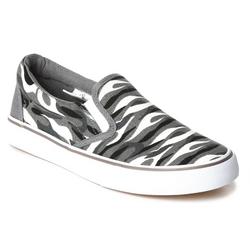 Boys Grey Camo Casual Sneakers