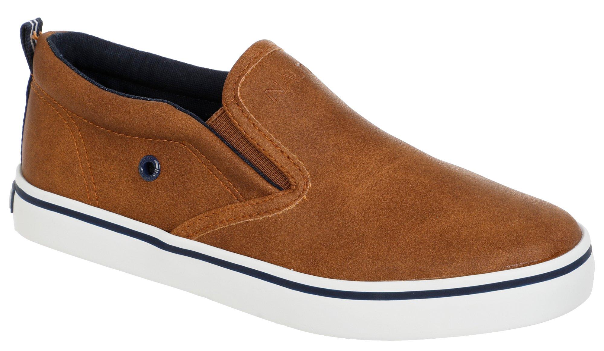 Youth Boys Solid Casual Slip Ons