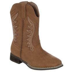 Toddler Girls Cowgirl Boots - Brown
