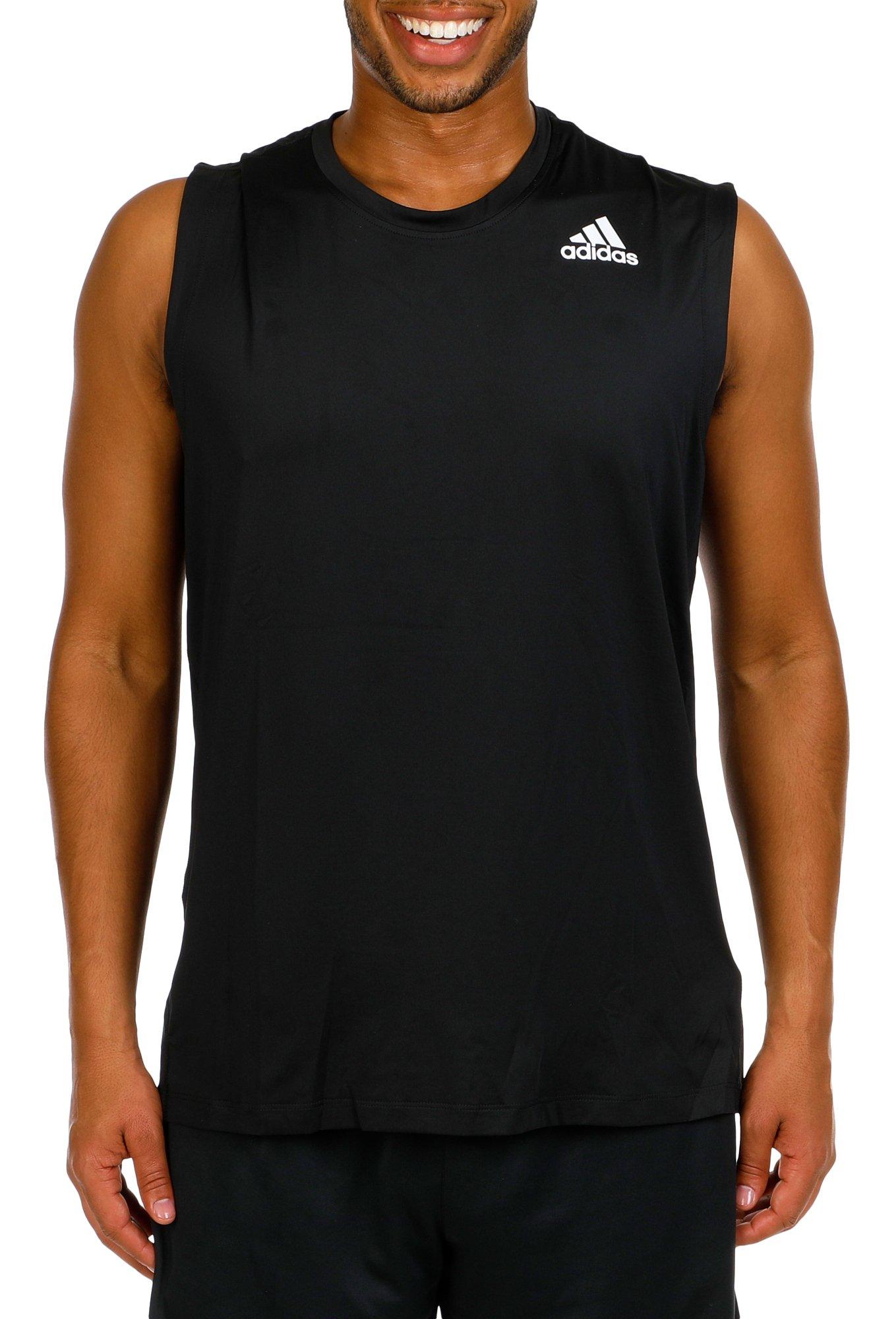 Men's Active Solid Muscle Tank