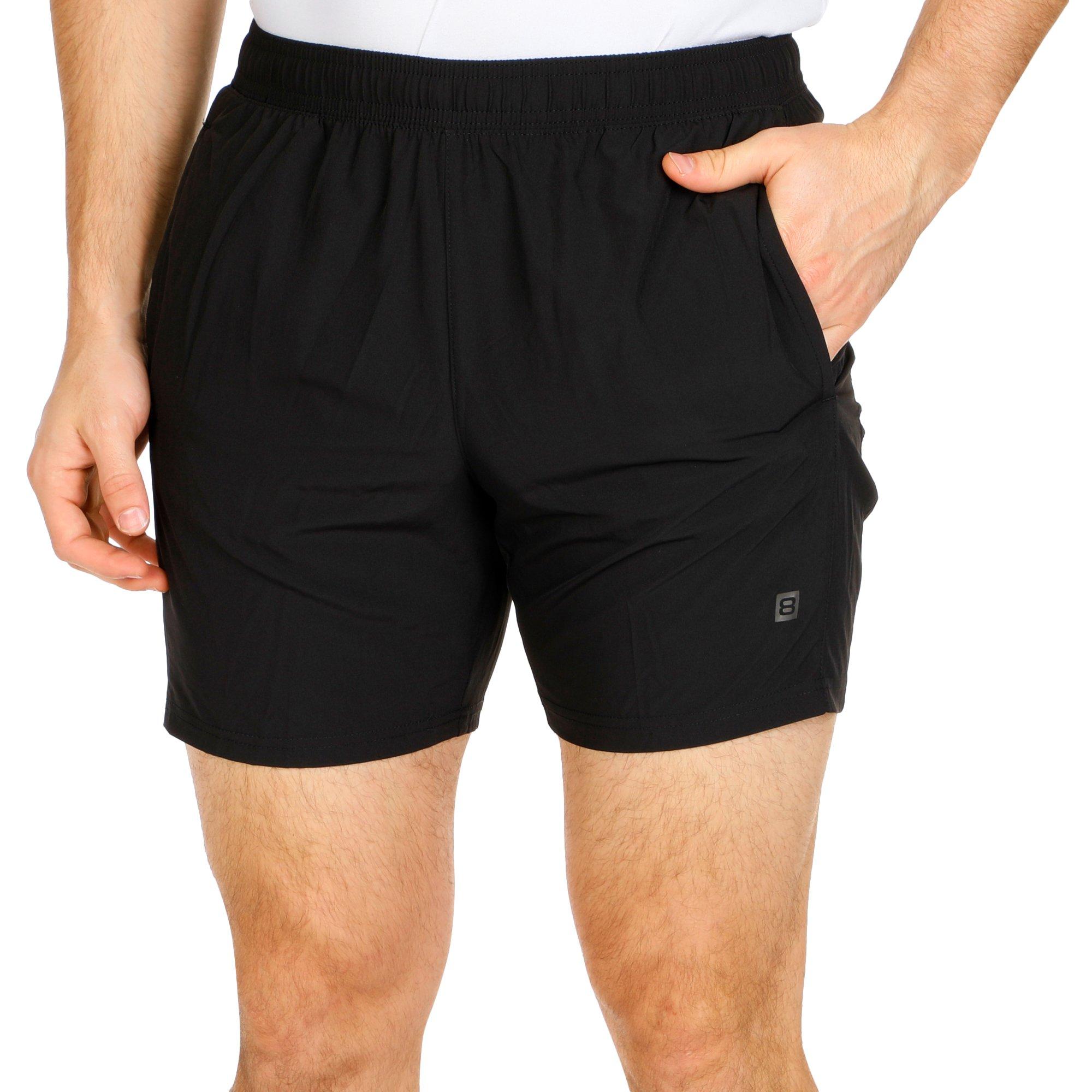 Men's Solid Active Shorts