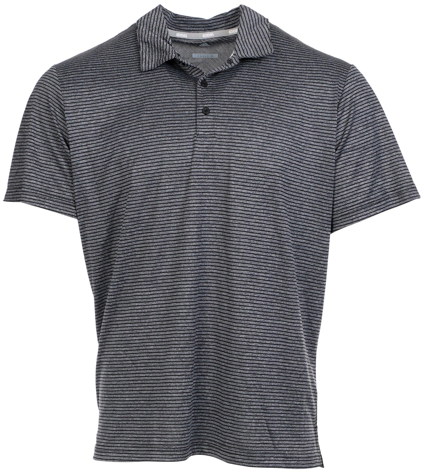 Men's Active Stripe Print Polo Shirt