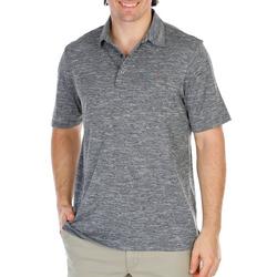 Men's Active Space Dye Golf Polo Shirt