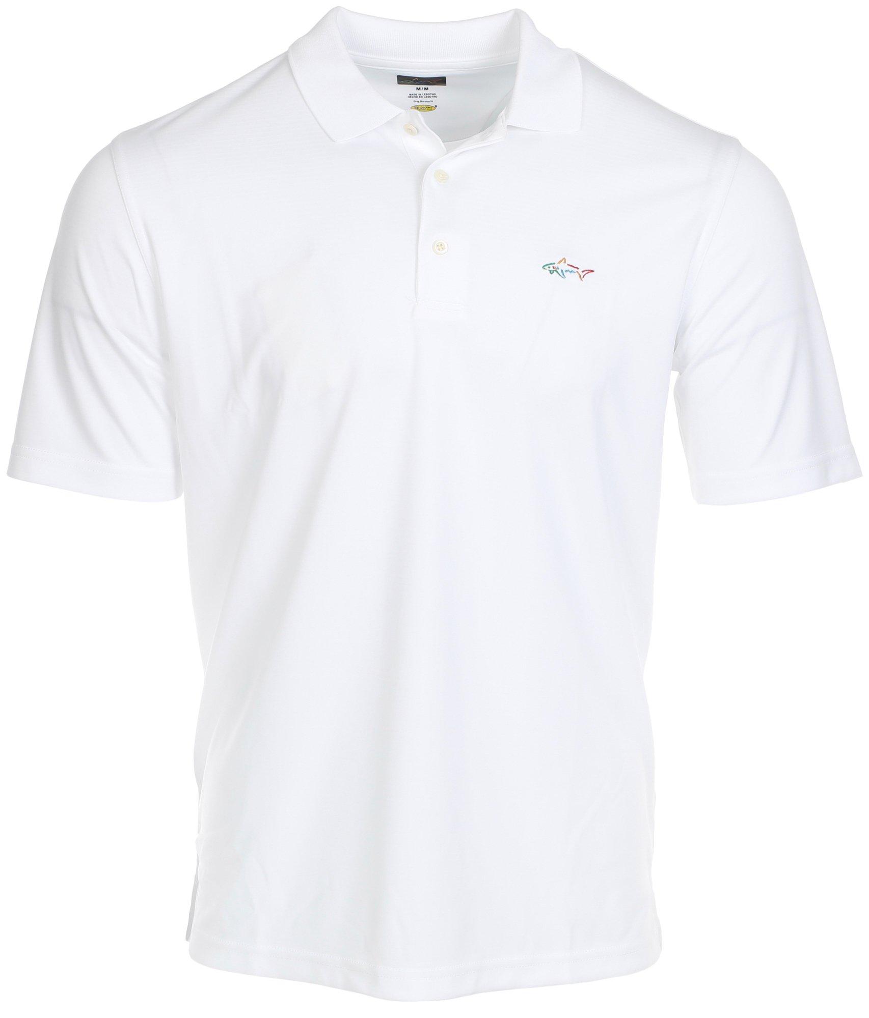 Men's Active Solid Golf Polo Shirt