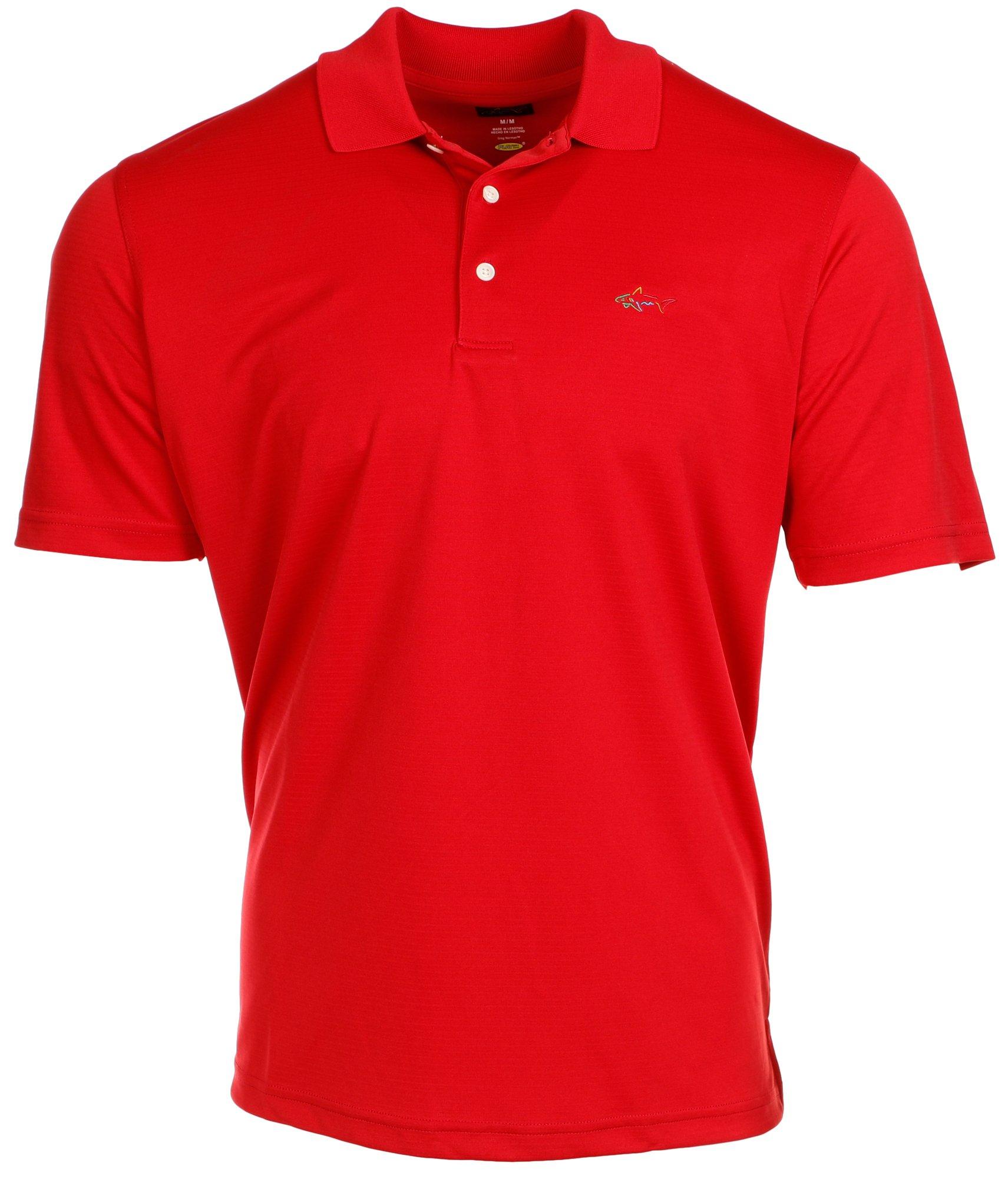 Men's Active Solid Golf Polo Shirt