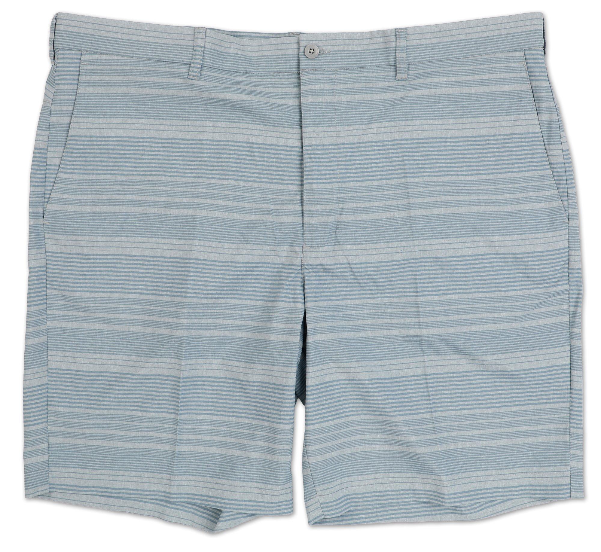 Men's Stripe Print Shorts - Blue