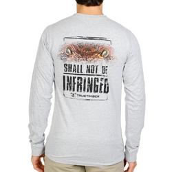 Men's Solid Shall Not Be Infringed Back Graphic Tee