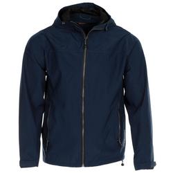 Men's Solid Full Zip Jacket - Blue