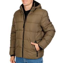 Men's Solid Quilted Jacket