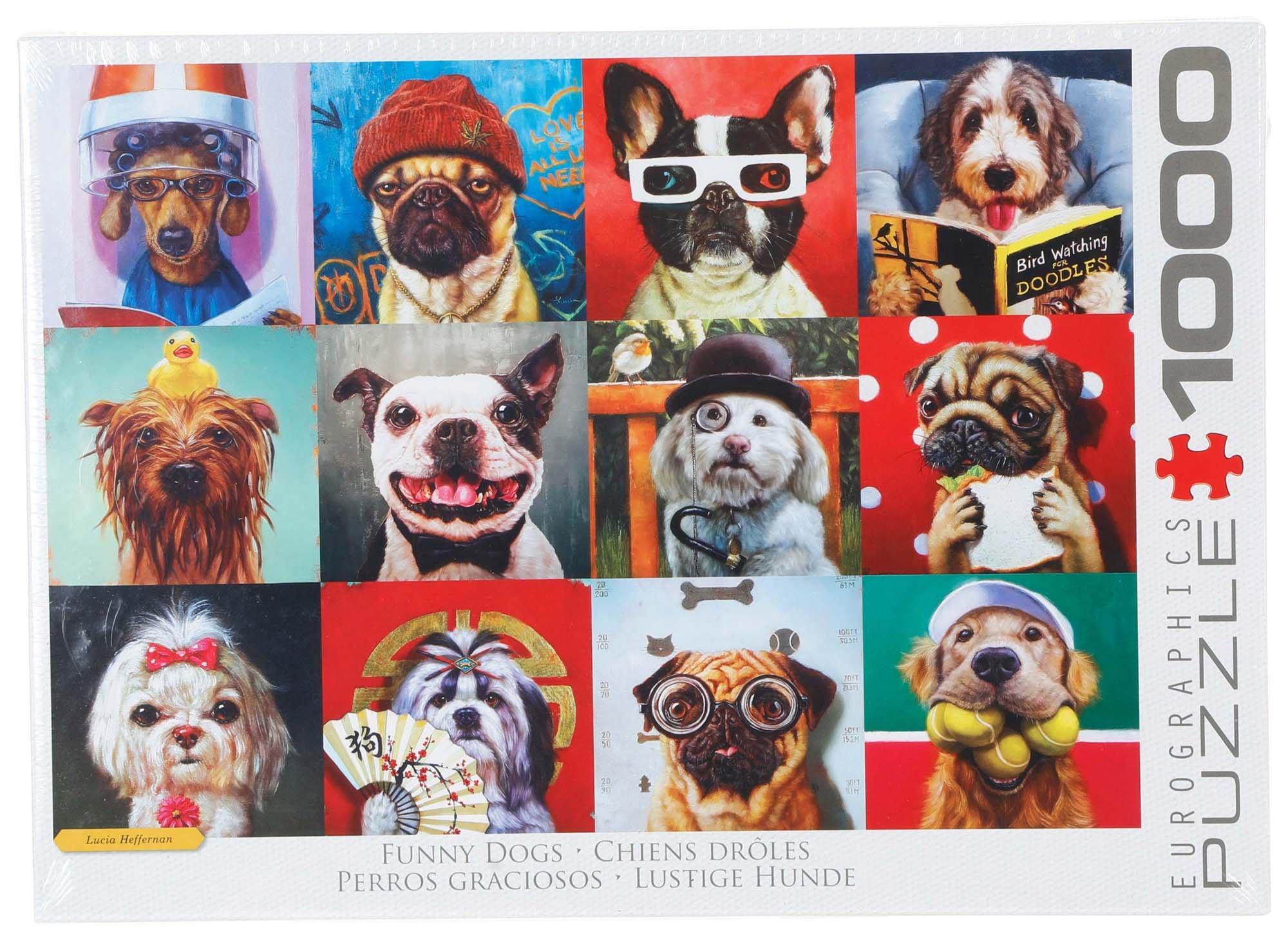 1000 Pc Funny Dogs Puzzle