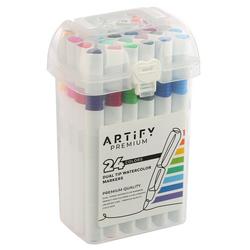 24 Pk Dual Tip Watercolor Markers