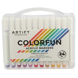 24 Pk Colorfun Acrylic Markers