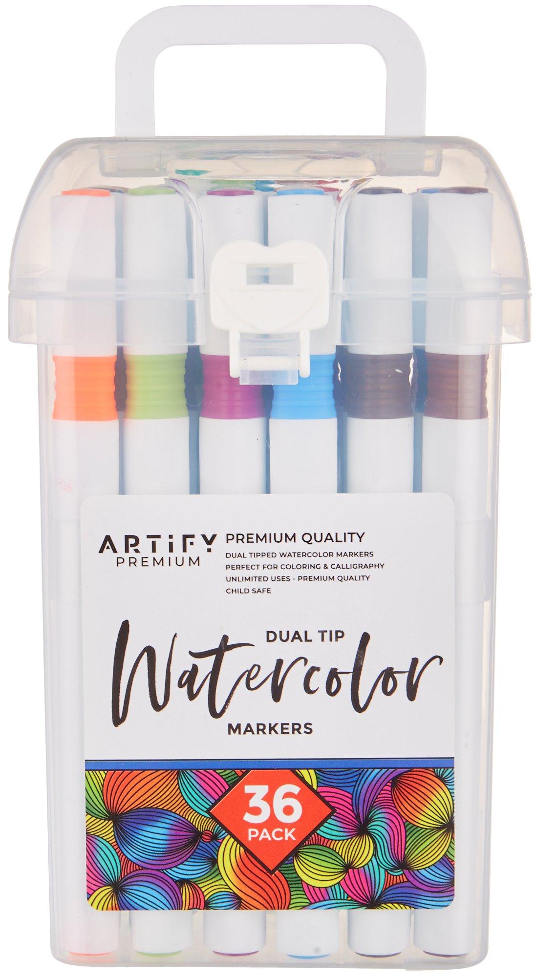 36 Pk Dual Tip Watercolor Markers