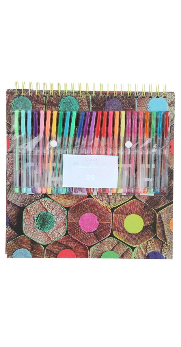 12x12 Hardcover Spiral Sketchbook Set bealls