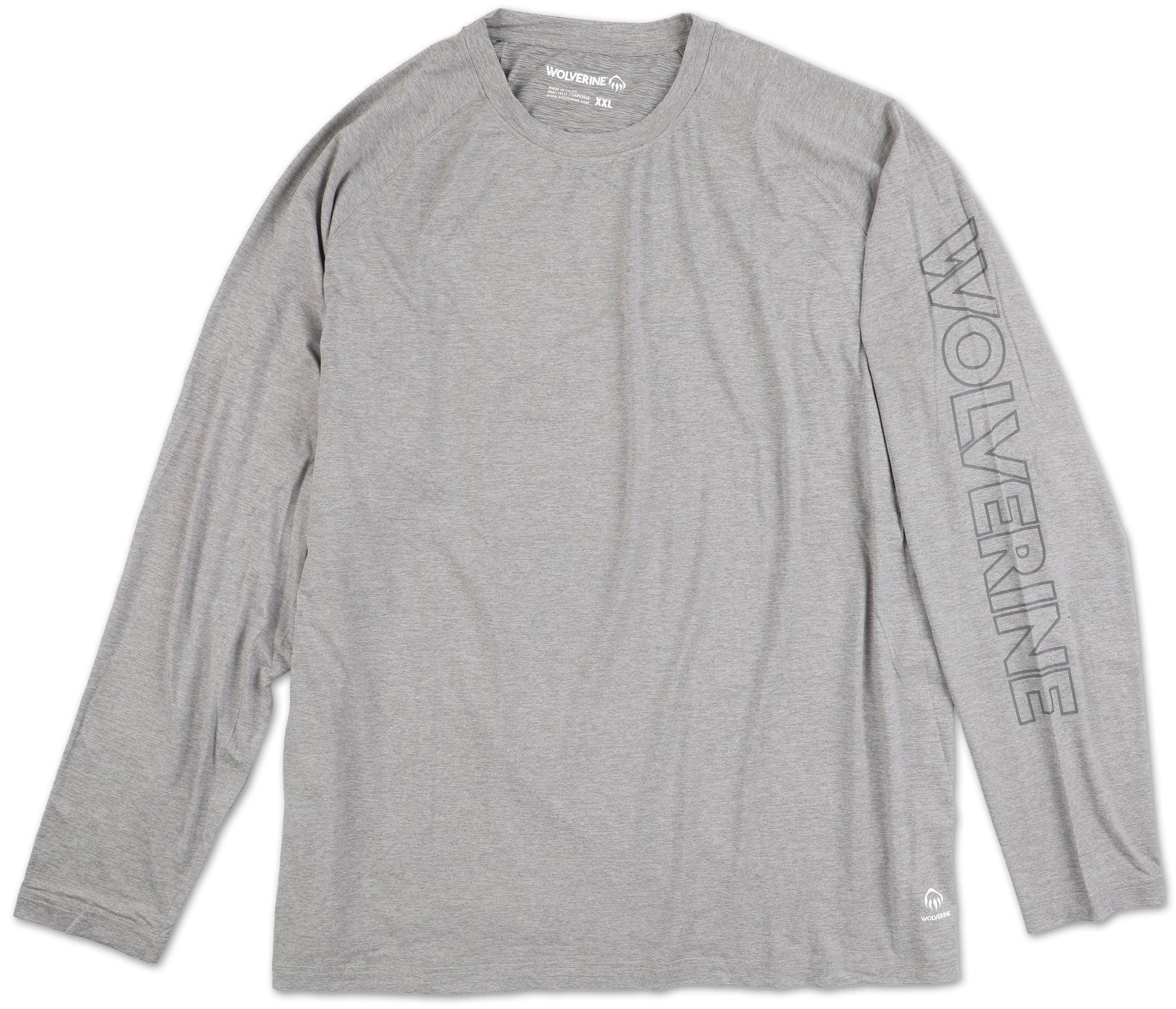 Men's Outdoor Logo Sleeve Performance Tee - Grey