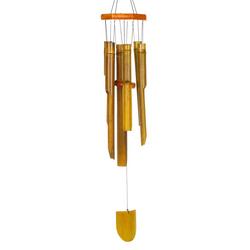 35 in. Plum Bamboo Wind Chimes