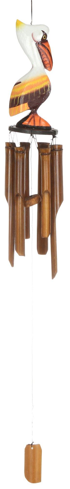 39in Pelican Bamboo Wooden Windchime