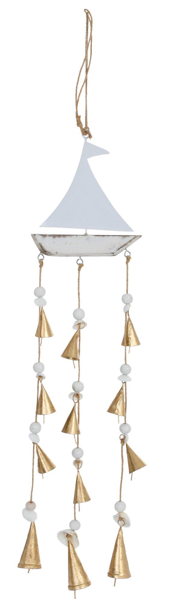 31 in. Sailboat Bamboo Wind Chimes