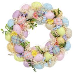 12 in. Easter Egg Spring Wreath